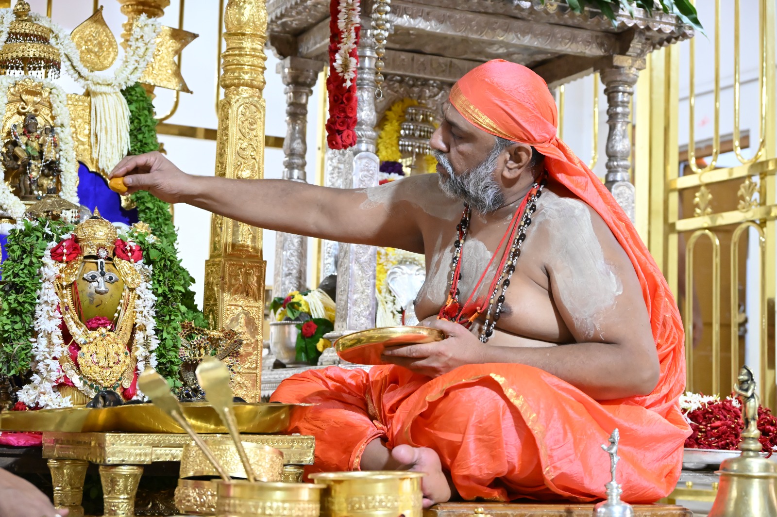 ಮಂತ್ರಾಲಯ ಶ್ರೀಮಠದಲ್ಲಿ ಶ್ರದ್ಧಾಭಕ್ತಿಯಿಂದ ಅನಂತ ಚತುರ್ದಶಿ ವ್ರತಾಚರಣೆ