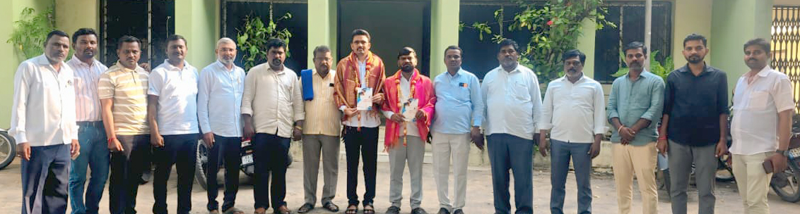 ತಾಲೂಕು ಮಾದಿಗರ ಮಹಾಸಭಾ ನೂತನ ಪದಾಧಿಕಾರಿಗಳಿಗೆ ಸನ್ಮಾನ