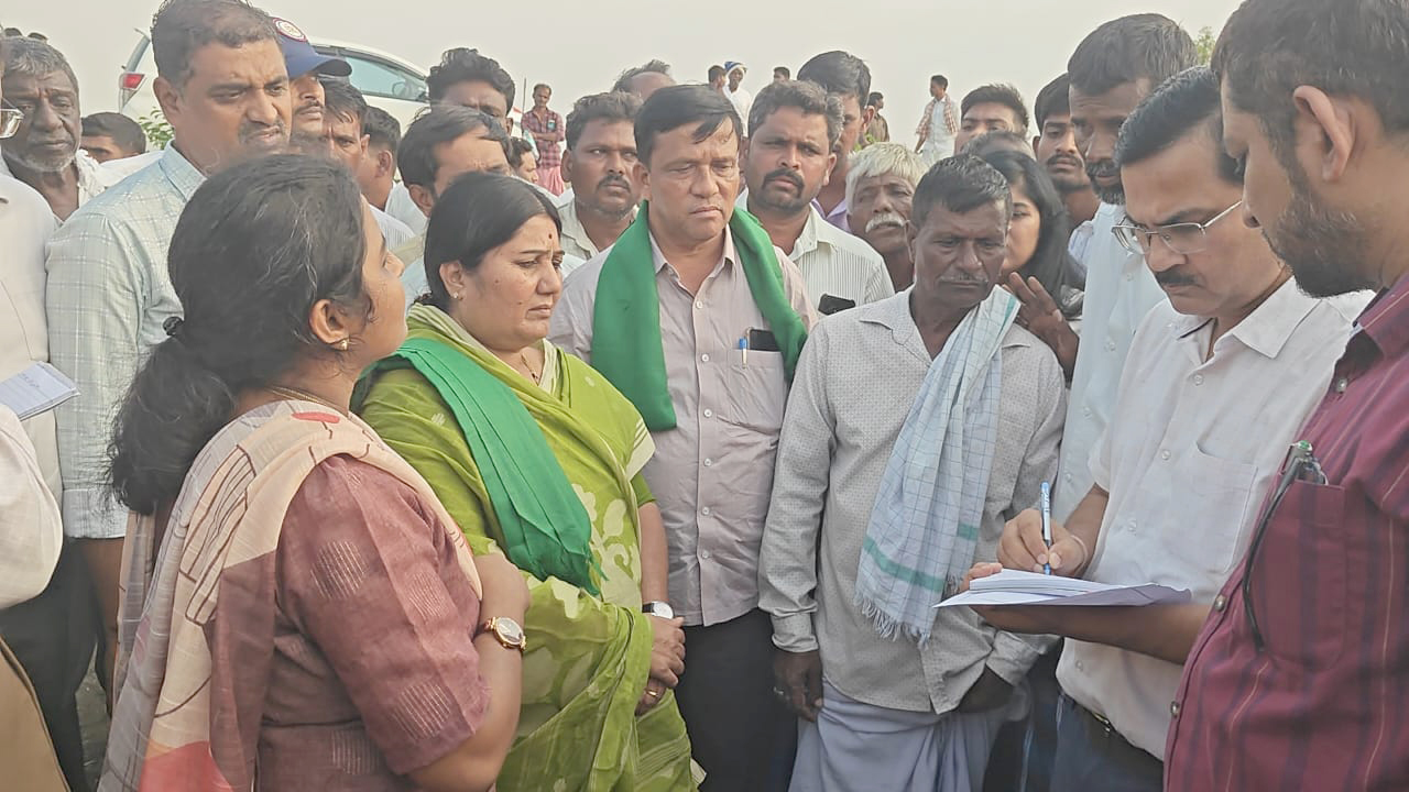 ಕೇಂದ್ರ ತಂಡದಿಂದ ರಾಯಚೂರು ಜಿಲ್ಲೆಯಲ್ಲಿ ಬರ ಸಮೀಕ್ಷೆ