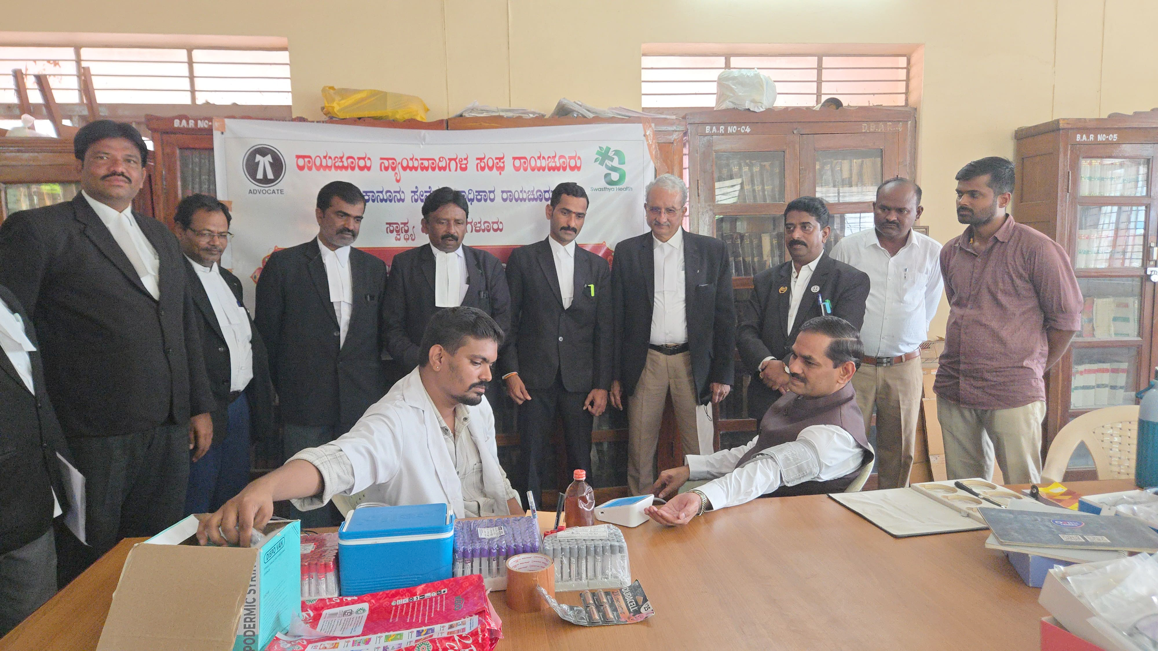 ವಕೀಲರು ತಮ್ಮ ಆರೋಗ್ಯದ ಬಗ್ಗೆ ನಿರ್ಲಕ್ಷ್ಯ ವಹಿಸಬಾರದು: ಬಿ.ಬಿ. ಜಕಾತಿ